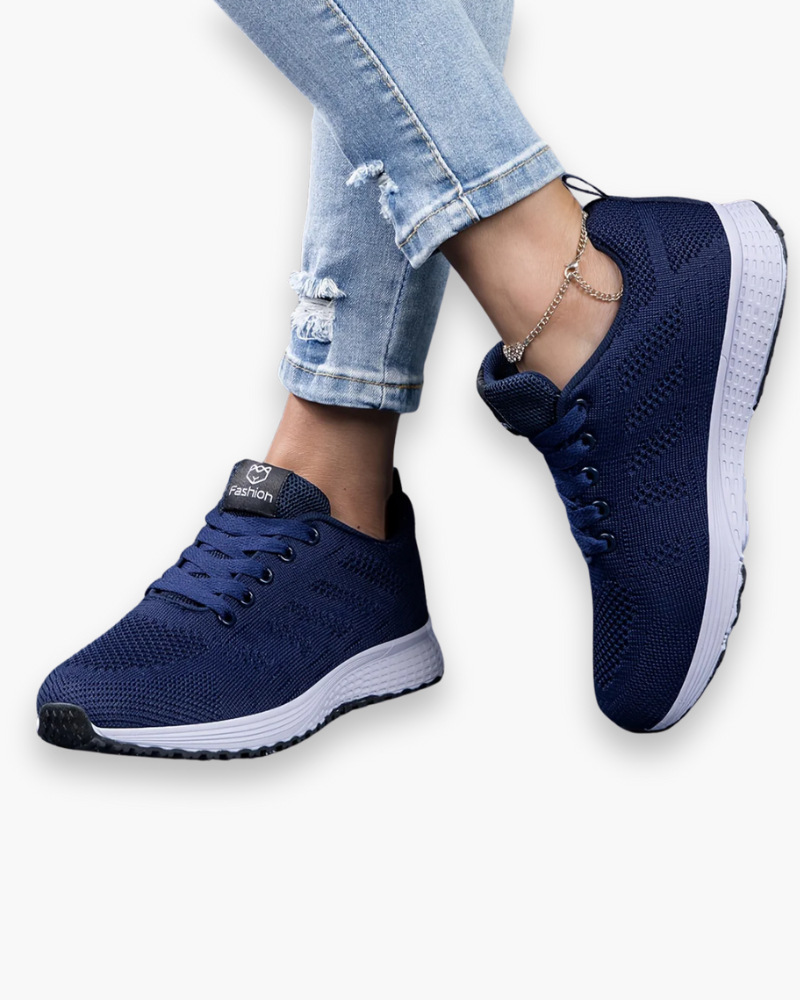 Damen Atmungsaktive Komfortabel Sneakers | Regenbogen Stil