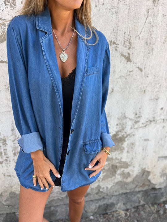 Yvonne - Elegante Denim-Freizeitjacke