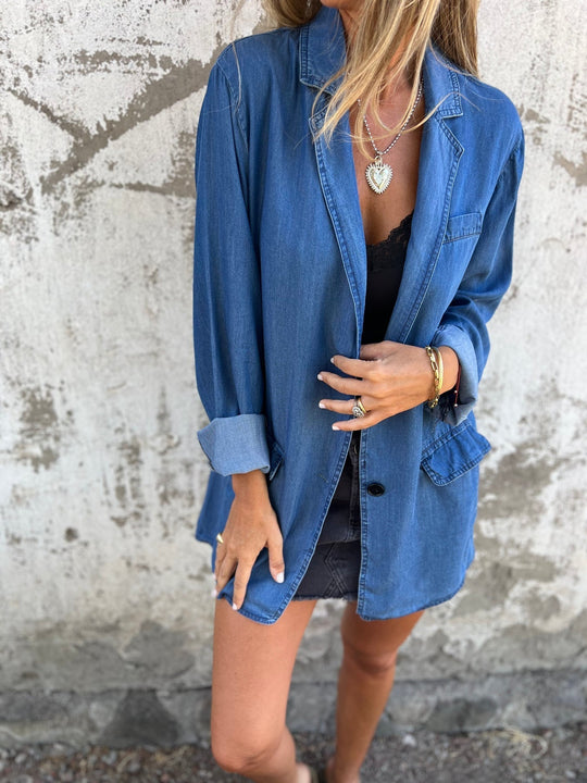 Yvonne - Elegante Denim-Freizeitjacke