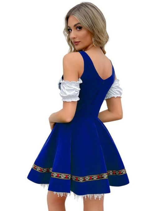 Damen Schulterfreies Trachten Dirndlkleid | Mini