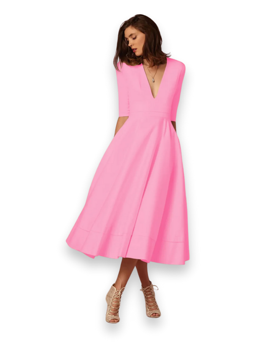 Damen Elegantes Festliches Kleid | Prinzessinnenkleid für Hochzeitsgast