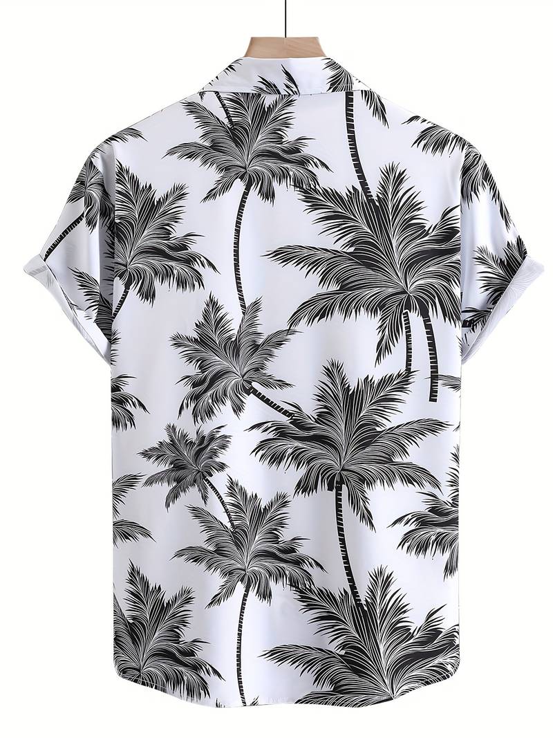 Finn – Hawaii-Hemd Mit Kokosnussbaum-Print