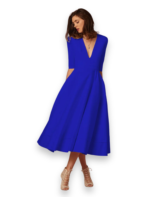 Damen Elegantes Festliches Kleid | Prinzessinnenkleid für Hochzeitsgast