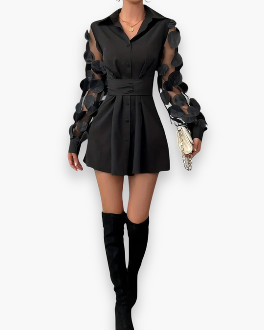 Damen Elegantes Festliches Kleid | Mini