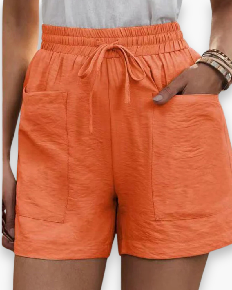Damen Bequeme Freizeit Shorts | Mit Taschen