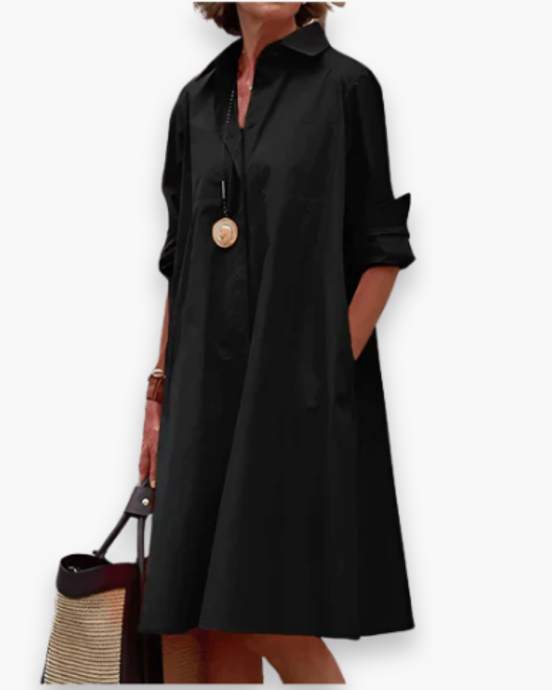 Damen Hemdblusenkleid | Modern & Elegant