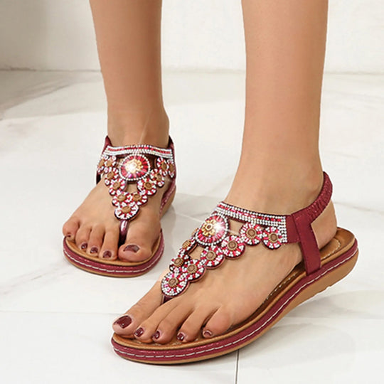 Tribal - Ethnische Strass Sandalen