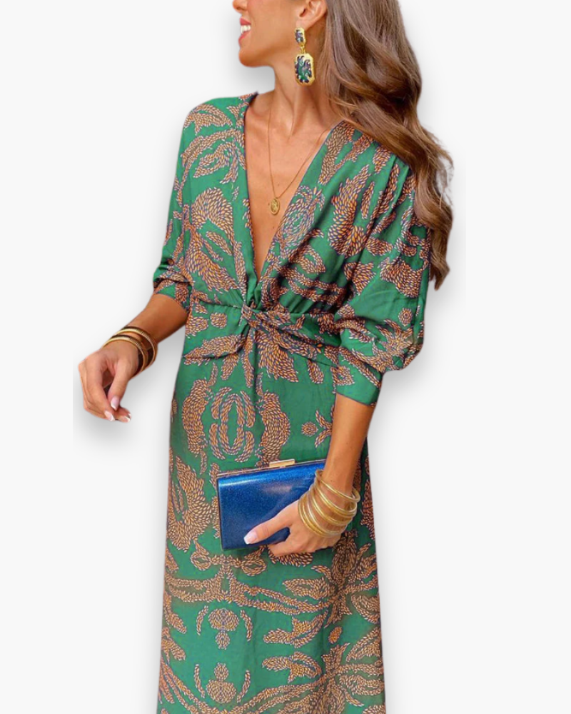 Damen Klassisches Elegantes Kleid | Midi