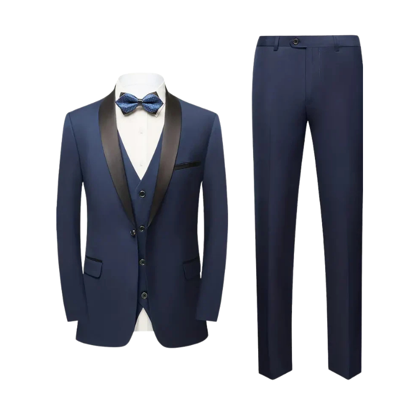 Herren Anzug 3-teilig Slim Fit | Hochzeitsgäste Klassische Kleidung
