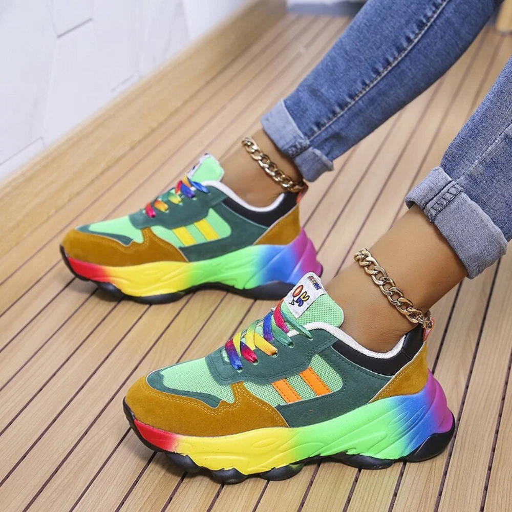 Damen Bequeme Sportliche Sneakers | Alltagstauglich