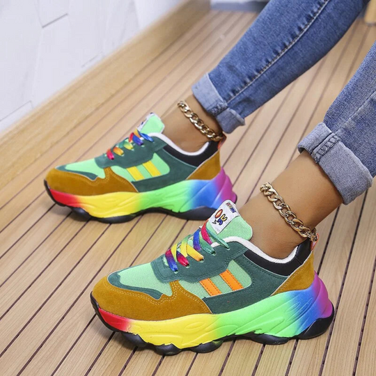 Damen Bequeme Sportliche Sneakers | Alltagstauglich