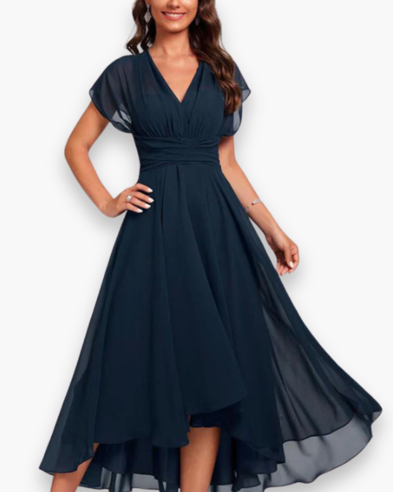 Damen Elegantes Festliches Kleid | Midi
