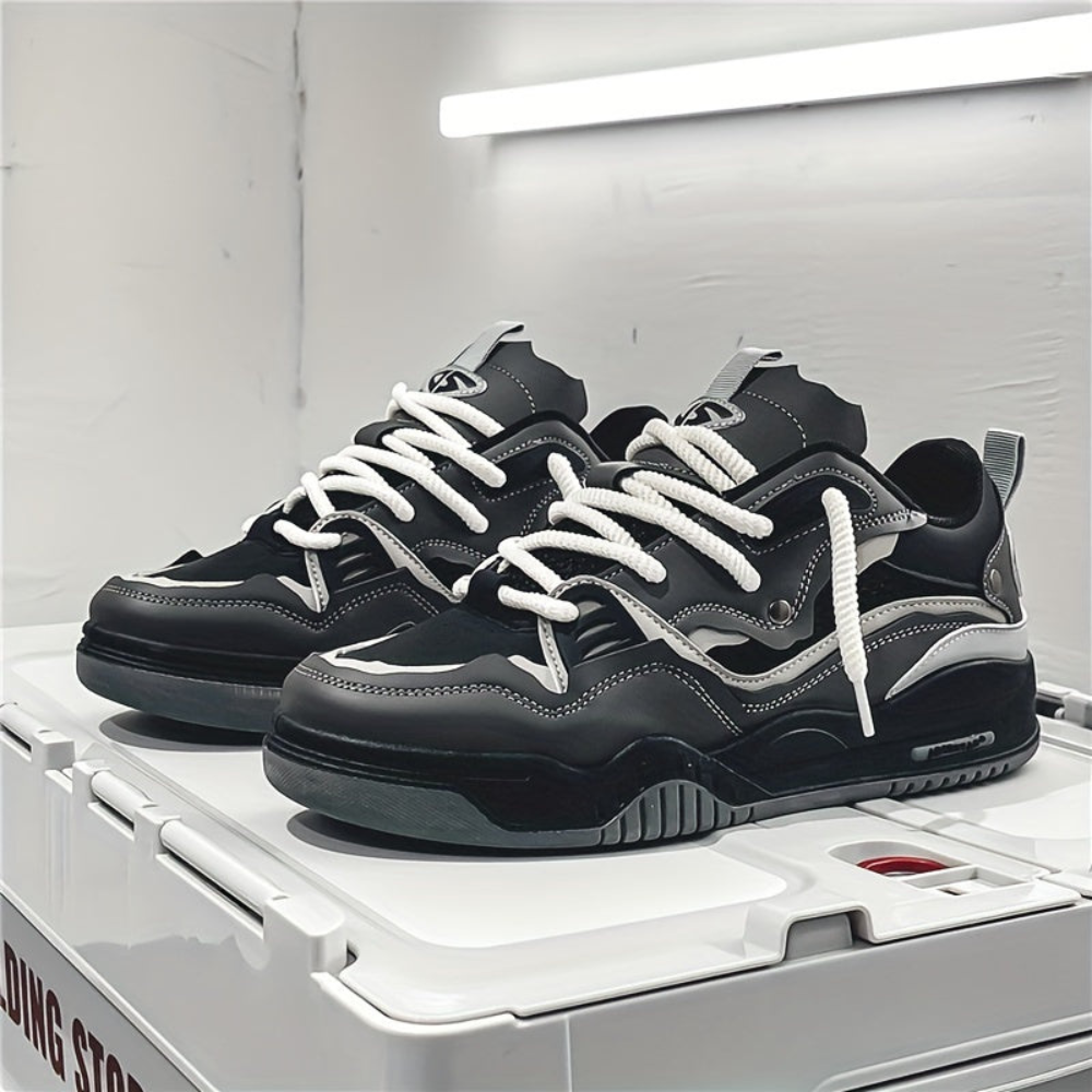 Herren Sportliche Sneaker | Geometrisches Design für Alltag und Freizeit