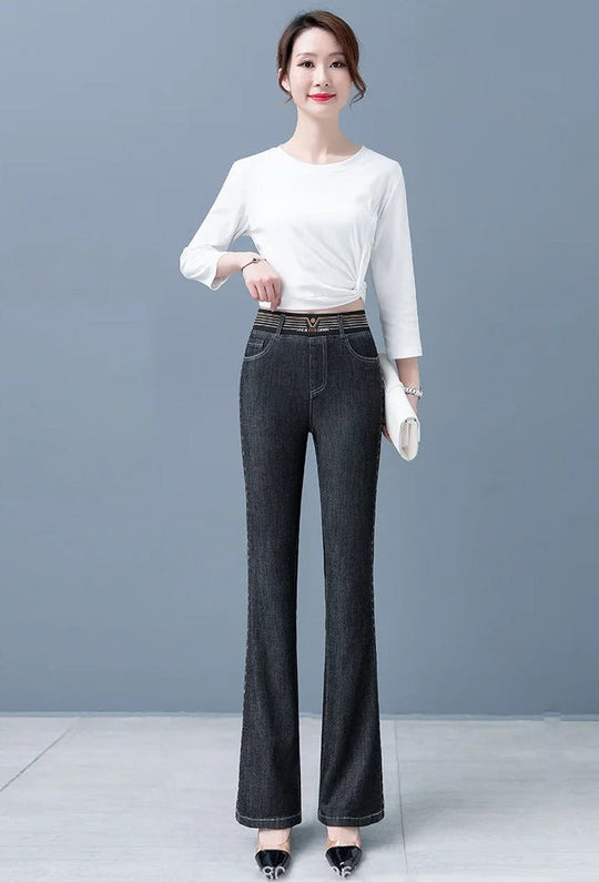 Jeans mit hoher Taille