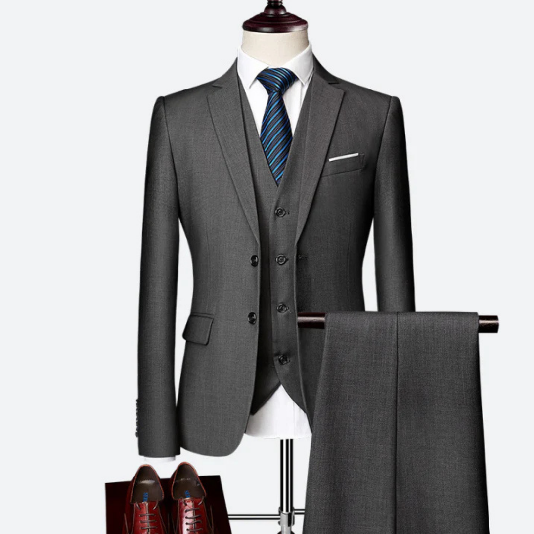 Herren Anzug 3-teilig Slim Fit | Hochzeitsgäste Modern