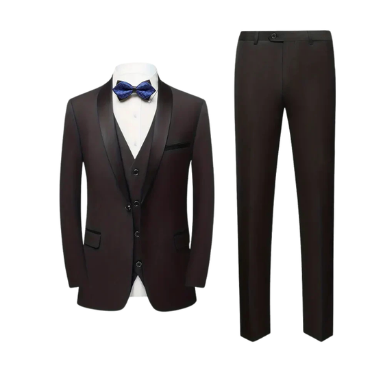 Herren Anzug 3-teilig Slim Fit | Hochzeitsgäste Klassische Kleidung