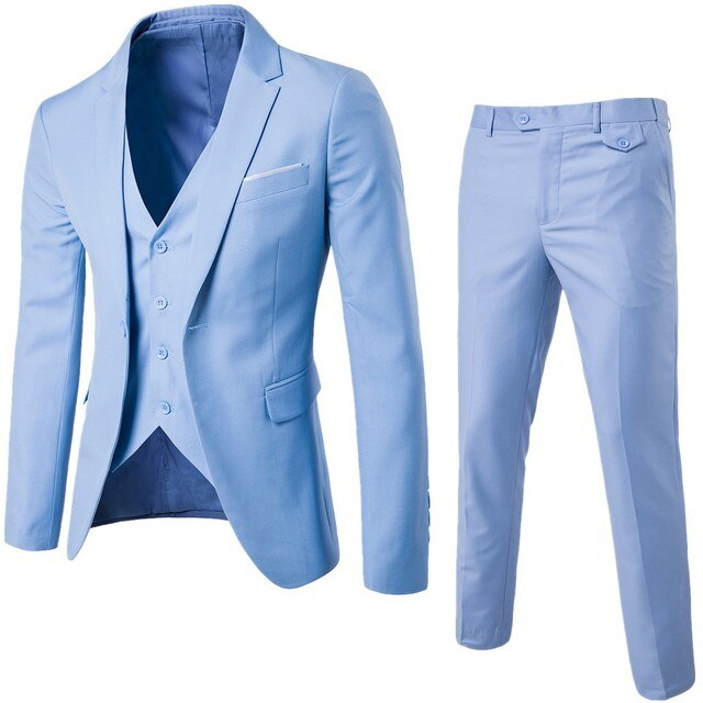 Herren Anzug 3-teilig Slim Fit | Hochzeitsgäste Outfit