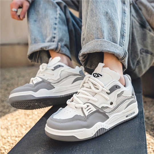 Herren Sportliche Sneaker | Geometrisches Design für Alltag und Freizeit