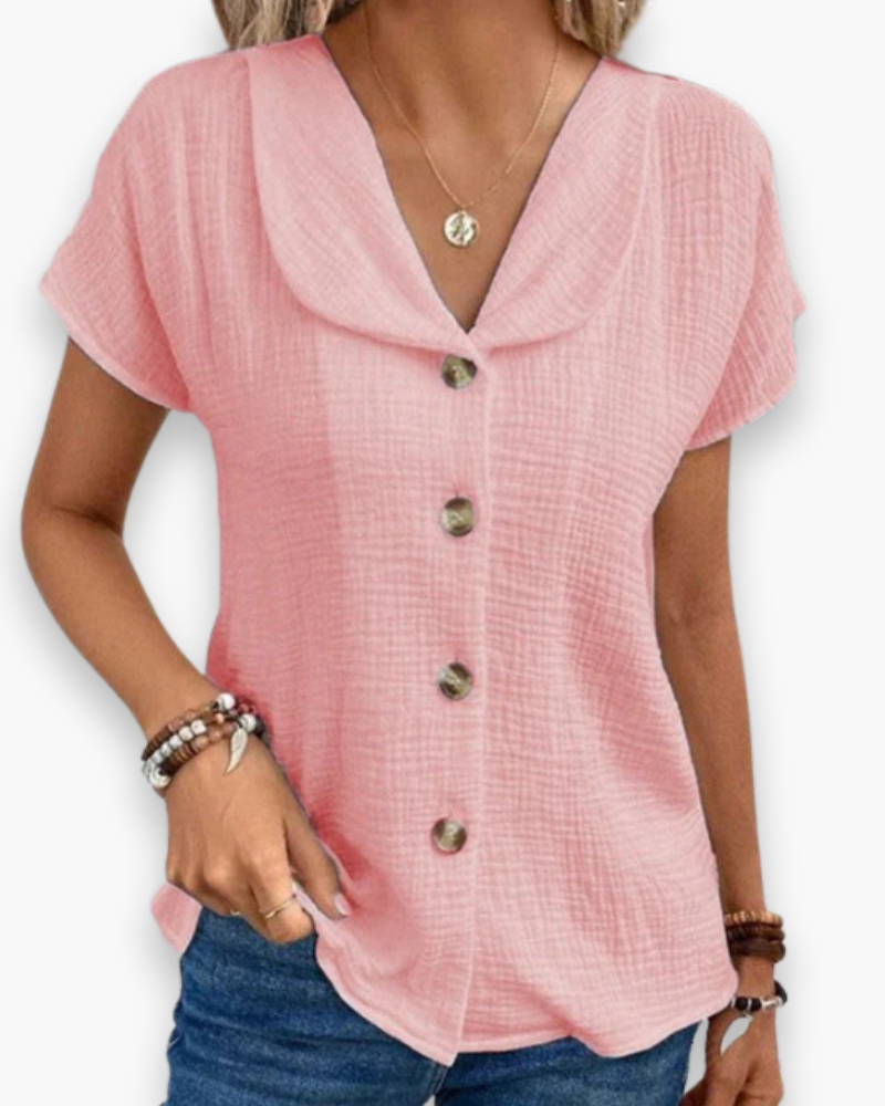 Damen Entspannte Chic Bluse | Sommerbluse