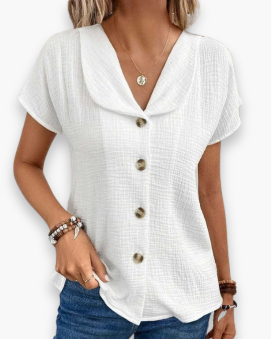 Damen Entspannte Chic Bluse | Sommerbluse