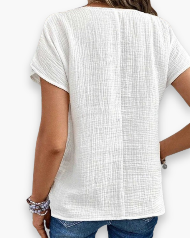 Damen Entspannte Chic Bluse | Sommerbluse