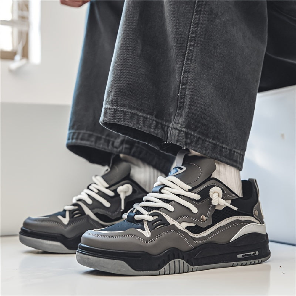 Herren Sportliche Sneaker | Geometrisches Design für Alltag und Freizeit