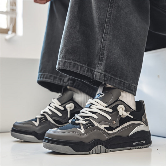 Herren Sportliche Sneaker | Geometrisches Design für Alltag und Freizeit