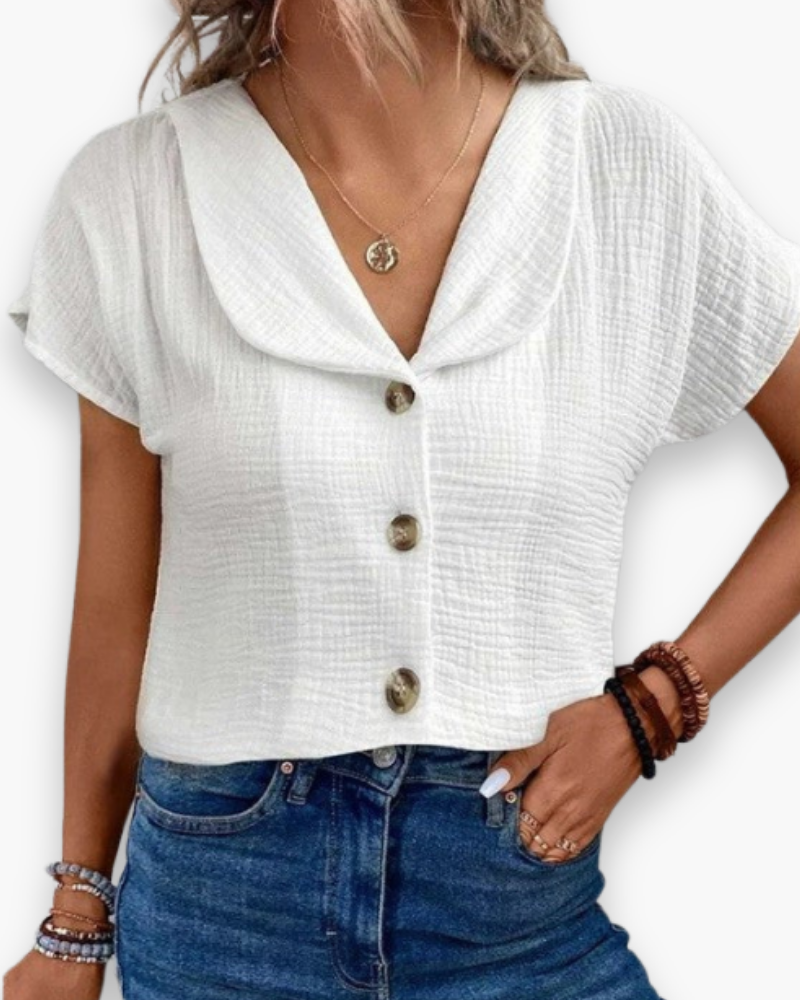 Damen Entspannte Chic Bluse | Sommerbluse