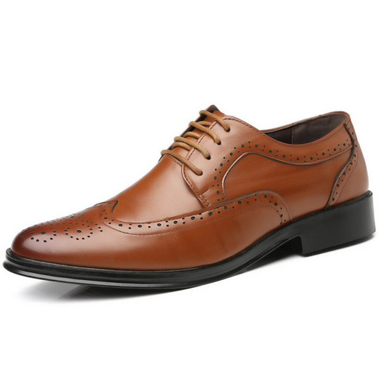 Herren Brogue Schnürschuh | Klassisch & Schmal