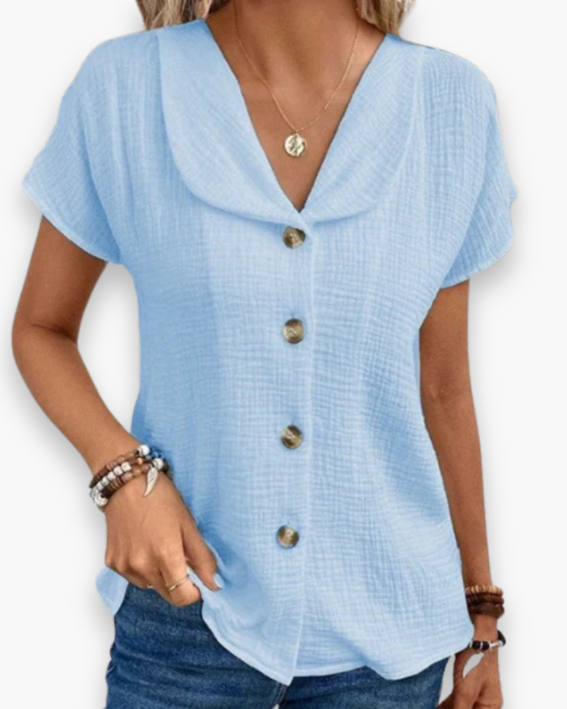 Damen Entspannte Chic Bluse | Sommerbluse