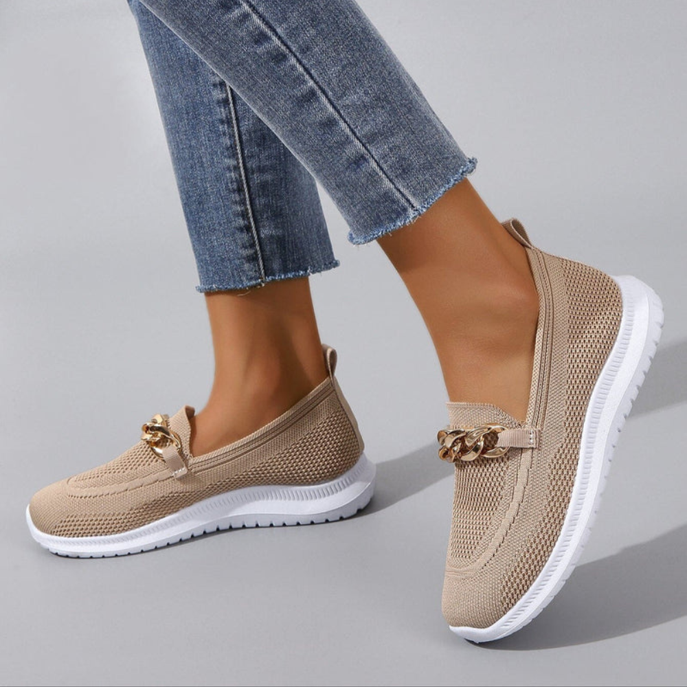Damen Bequeme Slip-On Sneaker | Atmungsaktiv und Stylish