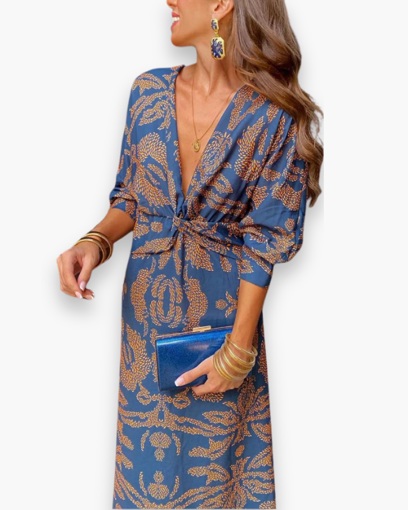 Damen Klassisches Elegantes Kleid | Midi