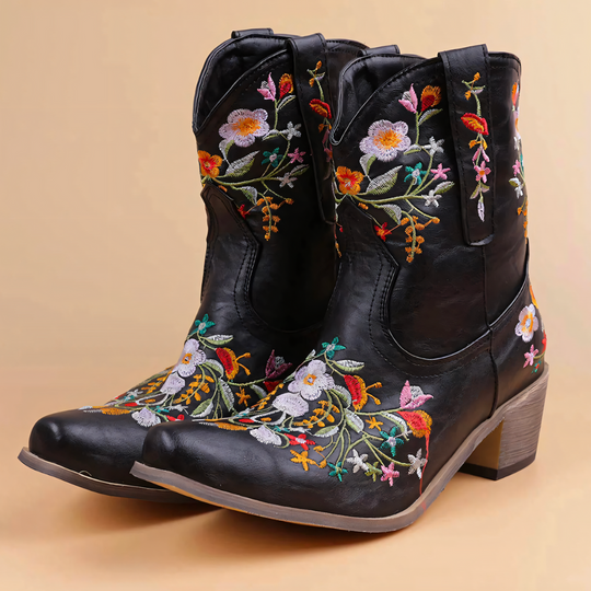 Olivia - Marly - Wetterfeste Cowgirl-Vintage-Stiefel