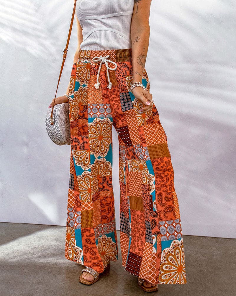 Hannah - Hose Mit Boho-Print