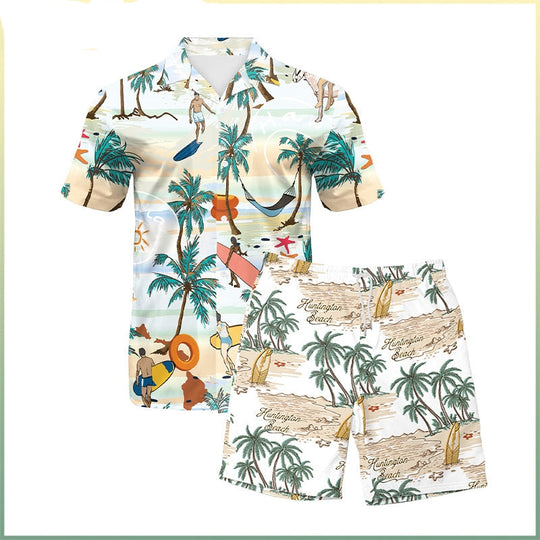 Jack - Print Shorts-Shirt Zweiteiliges Set