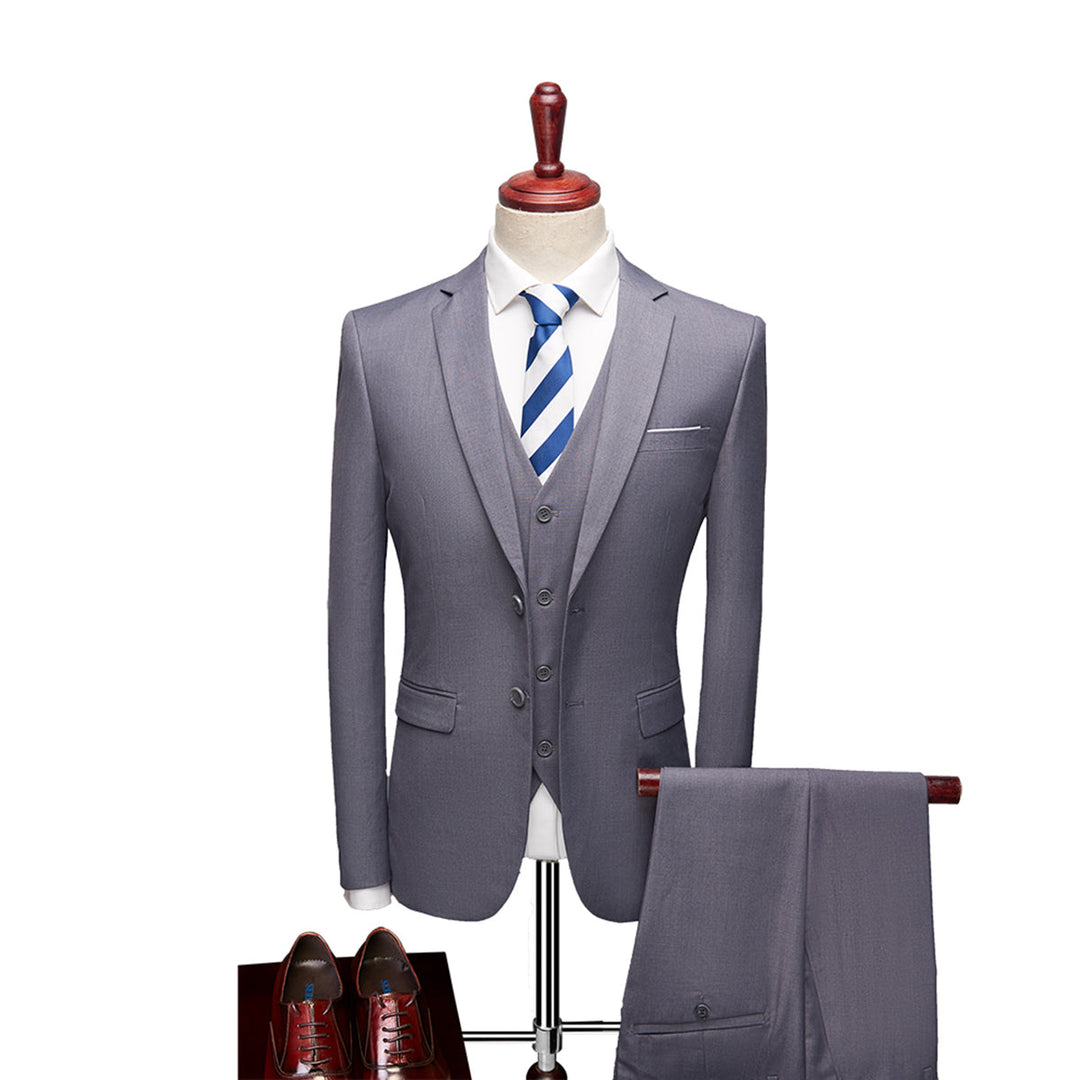 Herren Anzug 3-teilig Slim Fit | Hochzeitsgäste Modern