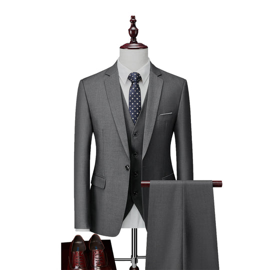 Herren Anzug 3-Teilig Slim Fit | Hochzeitsgäste Festlicher Auftritt