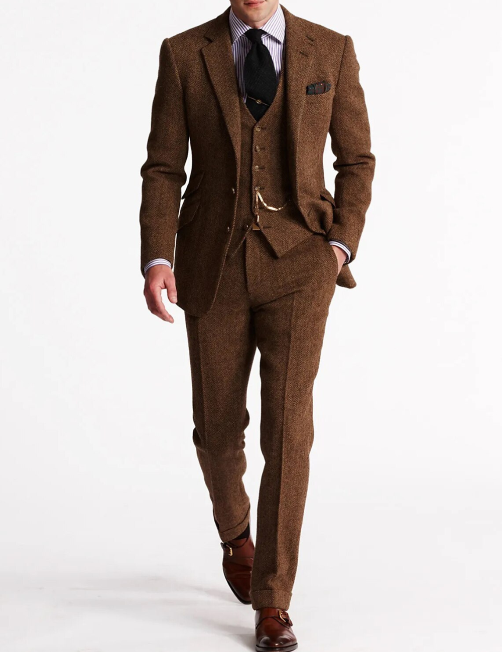 Herren 3-teilig Slim Fit Anzug | Hochzeitsgäste Anlass