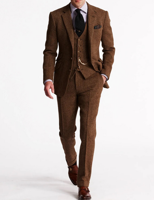 Herren 3-teilig Slim Fit Anzug | Hochzeitsgäste Anlass