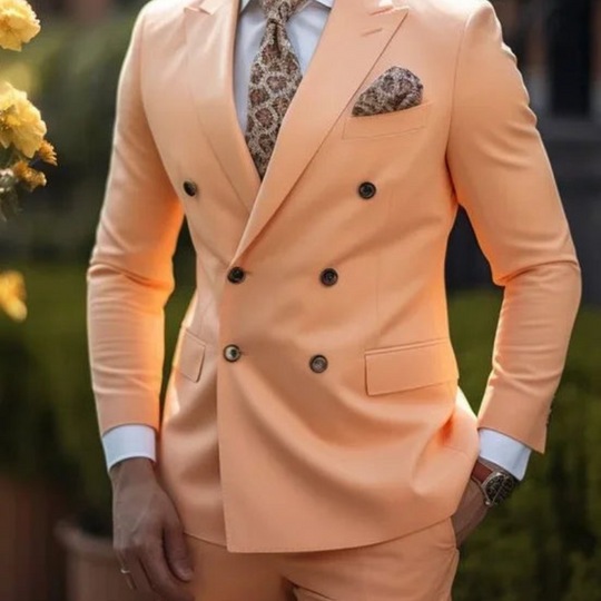 Herren Anzug 3-teilig Slim Fit | Hochzeitsgäste Mit Zweireihiges Sakko