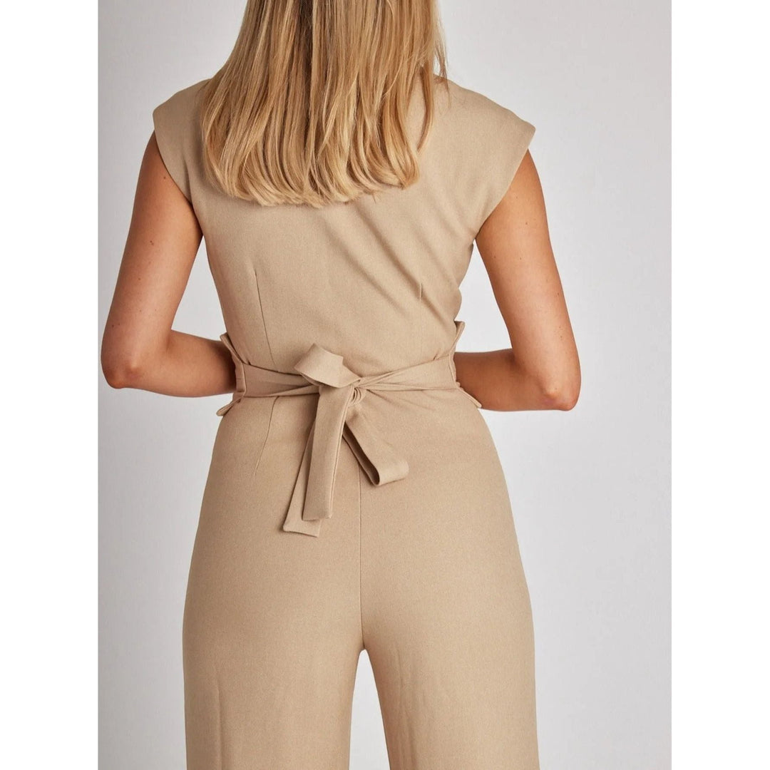 Jacqueline - Jumpsuit Mit Eleganten Weiten Beinen