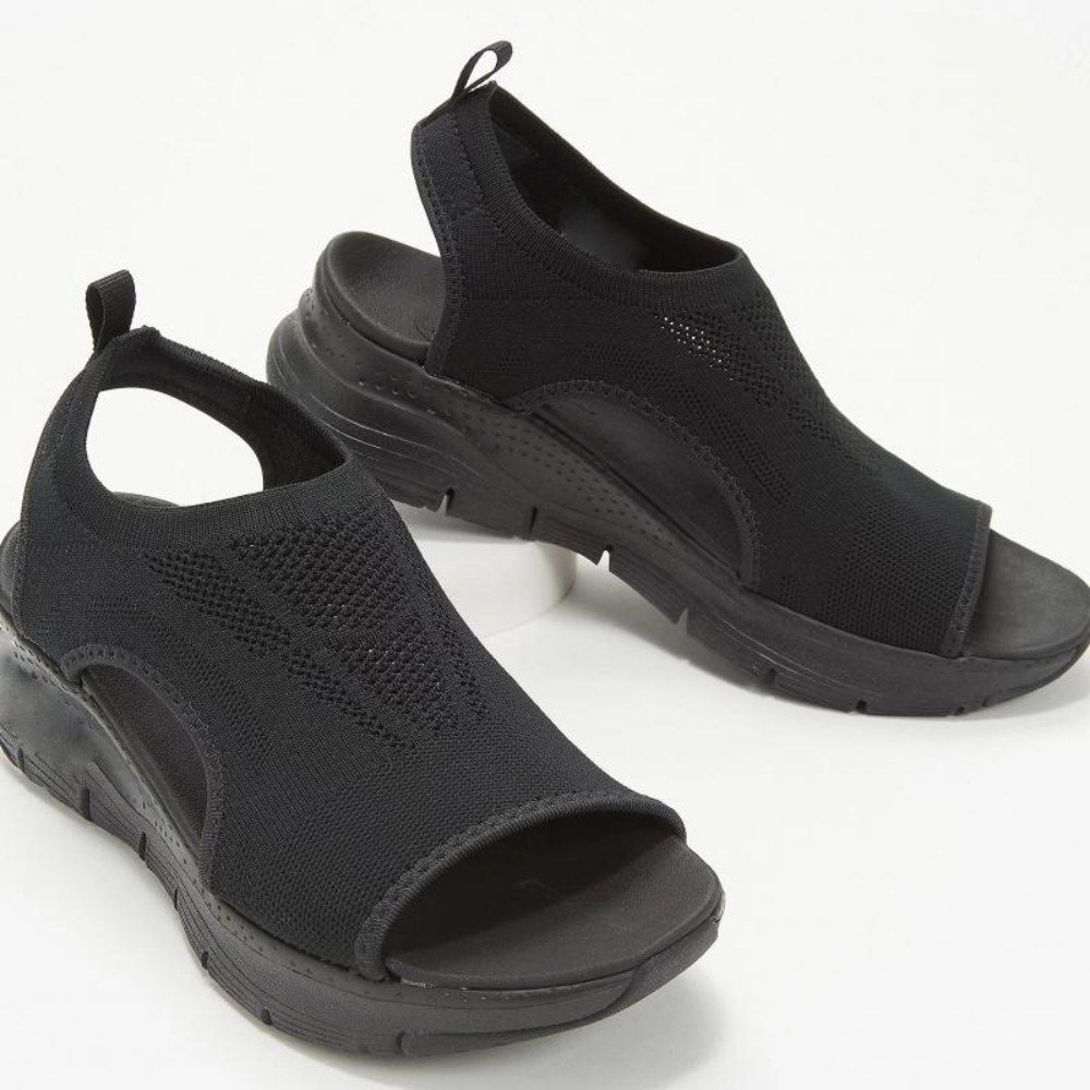 Damen Bequeme Slip-on Sandalen | Sportlich