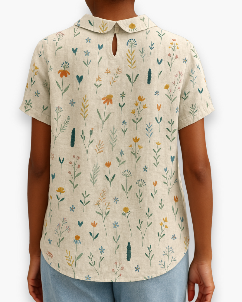 Damen Verspielte Wildblumen Bluse | Sommerlich
