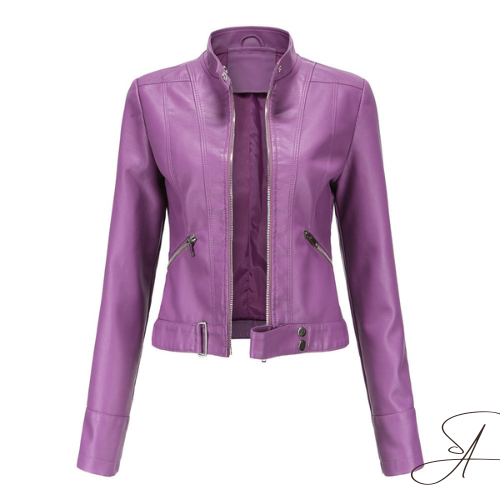 Roza - Elegante Lederjacke