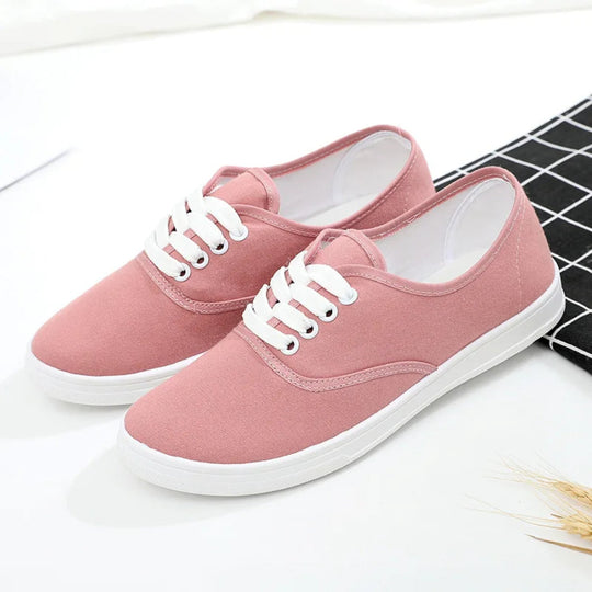 Pure - Einfarbige Atmungsaktive Canvas Schuhe