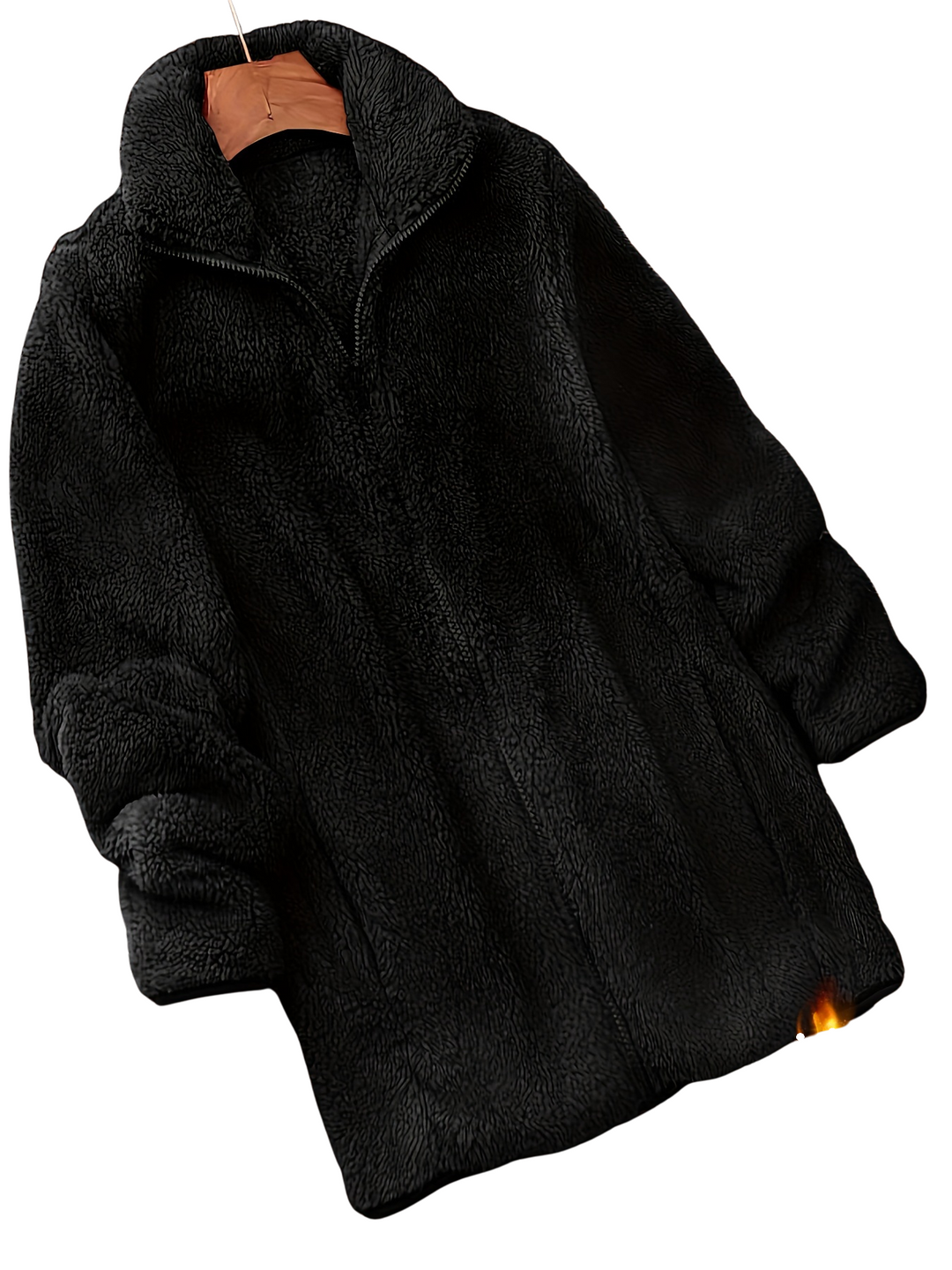 Winterjacke Damen Teddy Style | Mit Stehkragen und Reißverschluss