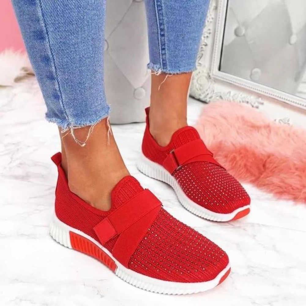 Damen Atmungsaktive Sneakers | Glamourös und Komfortabel