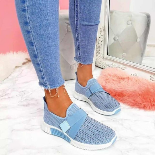 Damen Atmungsaktive Sneakers | Glamourös und Komfortabel