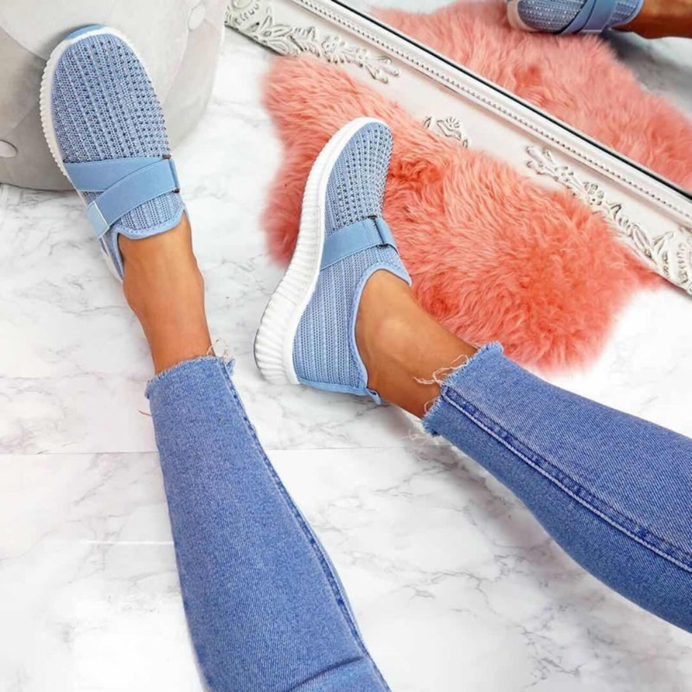 Damen Atmungsaktive Sneakers | Glamourös und Komfortabel