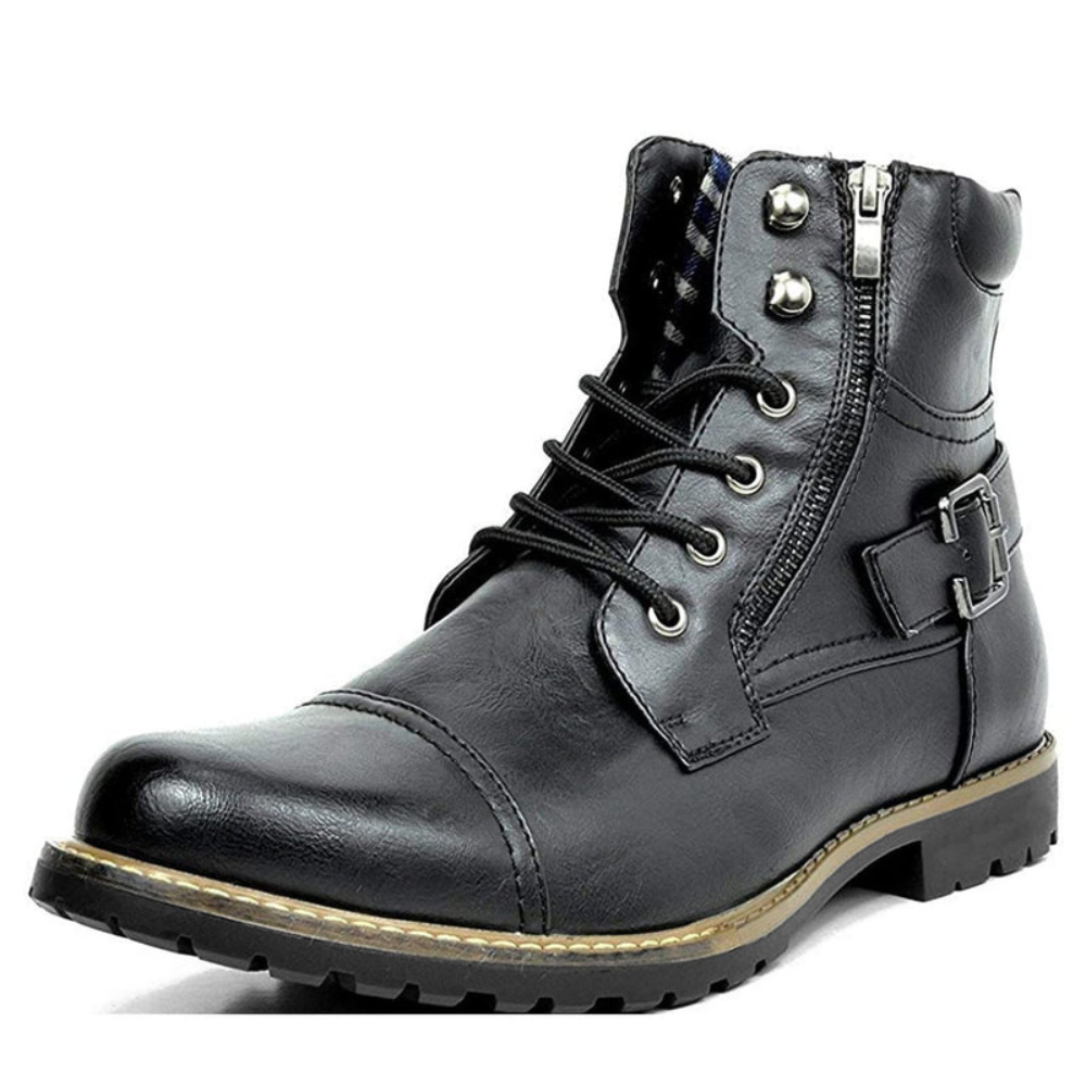 Herren Robuste Motorradstiefel | Stilvoll & Wetterfest